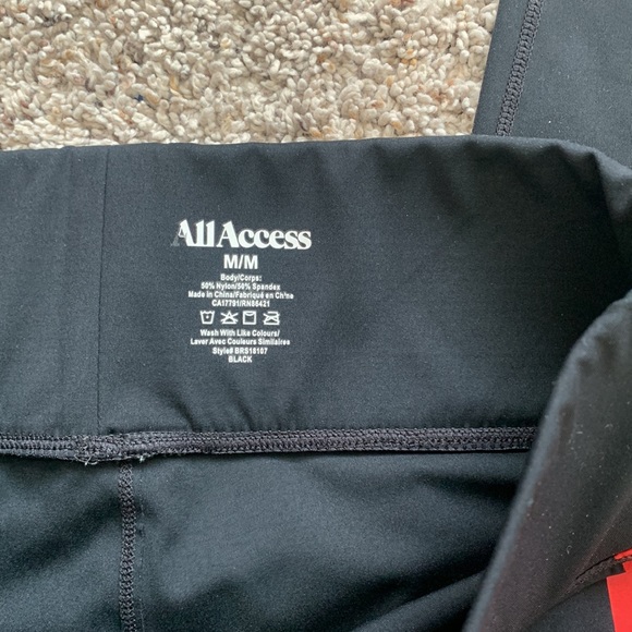 All Access x Bandier Stevie Leggings with Red Stripe - Picture 6 of 16